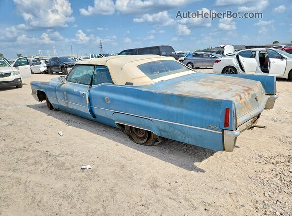 F0337630 1970 CADILLAC DEVILLE Blue Հետևի ձախ