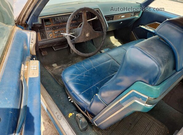 F0337630 1970 CADILLAC DEVILLE Blue Առջևի վահանակի տեսք