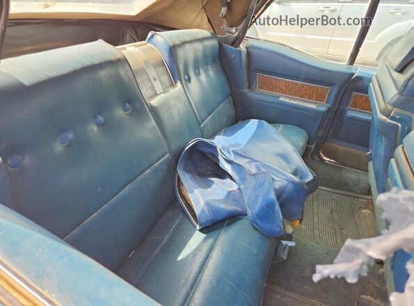 F0337630 1970 CADILLAC DEVILLE Blue Հետևի նստատեղերի տեսք