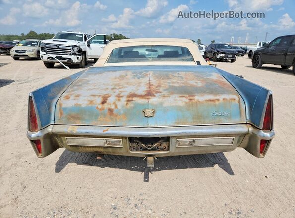 F0337630 1970 CADILLAC DEVILLE Blue Հետևի տեսք