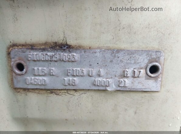 F10GCH54093 1970 FORD F100 Green Вид підкапотного простору