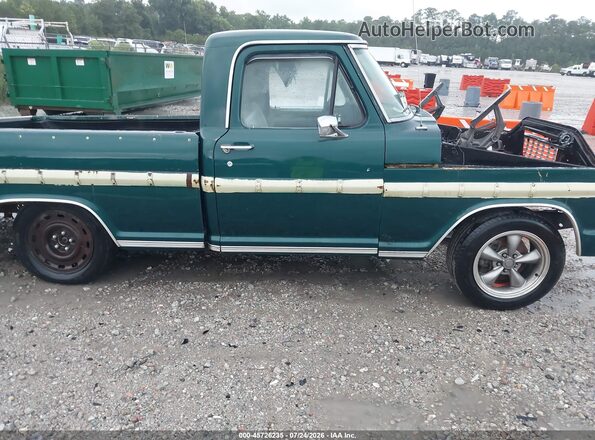 F10GCH54093 1970 FORD F100 Green Вид щитка приладів