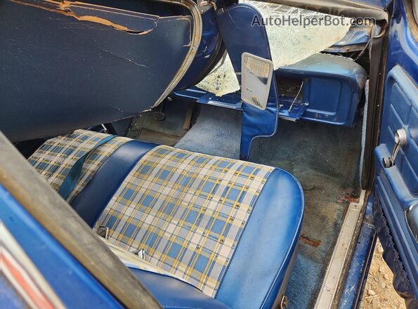 F10GLEF6187 1979 FORD F150 Blue Widok deski rozdzielczej