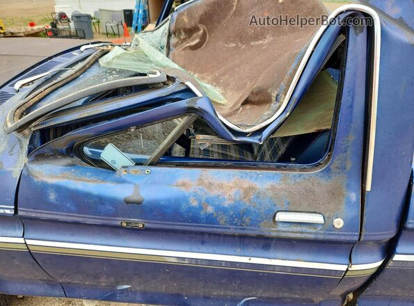F10GLEF6187 1979 FORD F150 Blue Widok wnętrza z przodu