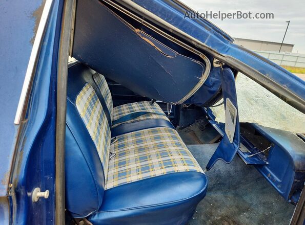 F10GLEF6187 1979 FORD F150 Blue Widok tylnych siedzeń