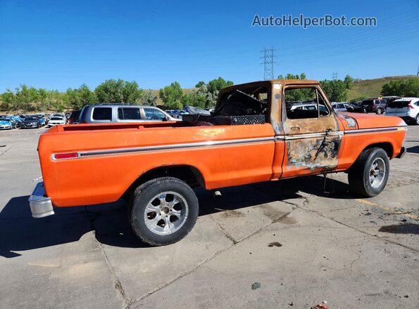 F14BRFA5215 1979 FORD F150 Orange Trasero derecho