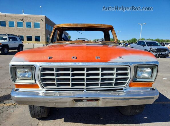 F14BRFA5215 1979 FORD F150 Orange Vista frontal