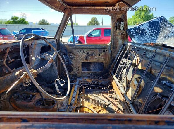 F14BRFA5215 1979 FORD F150 Orange Vista interior delantera