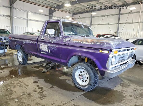 F14HRZ20343 1977 FORD F150 Purple Front right