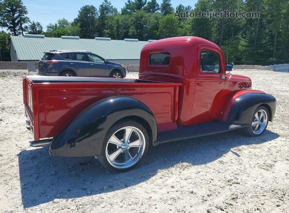 F1GC396642 1947 FORD MODEL Красный Задняя правая четверть