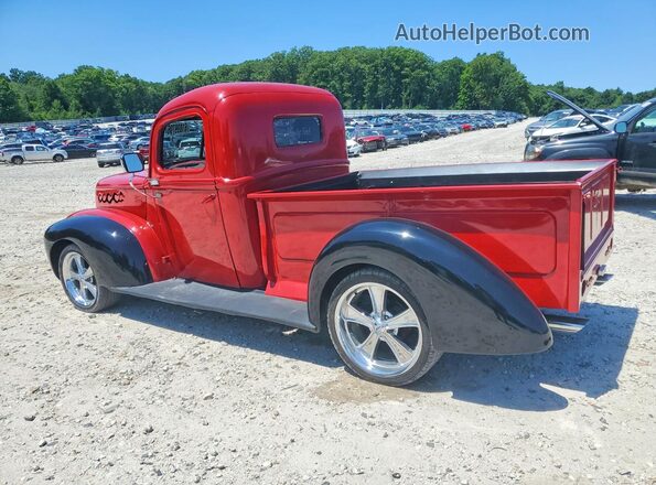 F1GC396642 1947 FORD MODEL Красный Задняя левая четверть