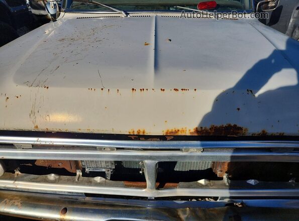 F25HRR41663 1973 FORD F250 White Widok wnętrza z tyłu