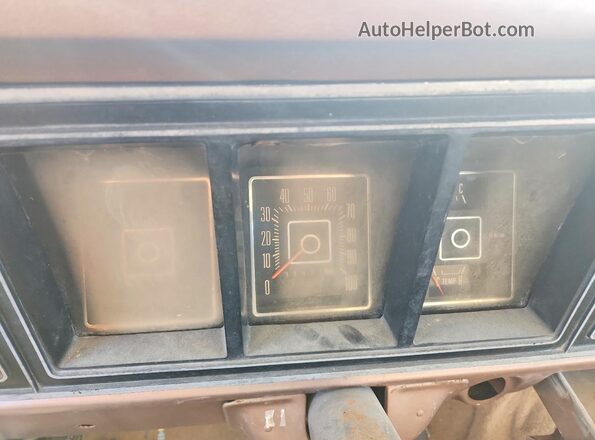 F25HRR41663 1973 FORD F250 White Widok zestawu wskaźników