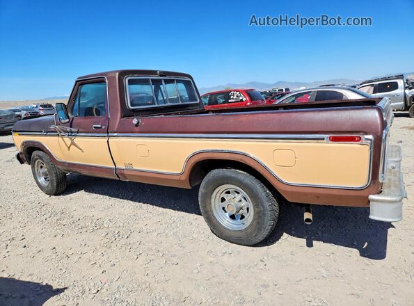 F25JRCE0051 1978 FORD F250 Коричневый Задняя левая четверть