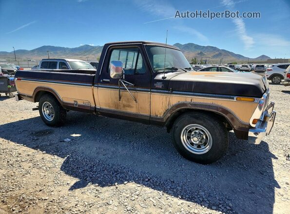 F25JRCE0051 1978 FORD F250 Коричневый Передняя правая четверть