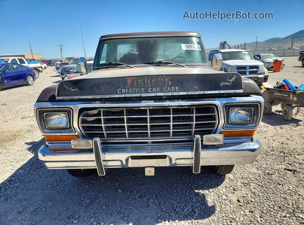 F25JRCE0051 1978 FORD F250 Коричневый Вид спереди