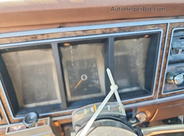 F25JRCE0051 1978 FORD F250 Коричневый Вид щитка приборов