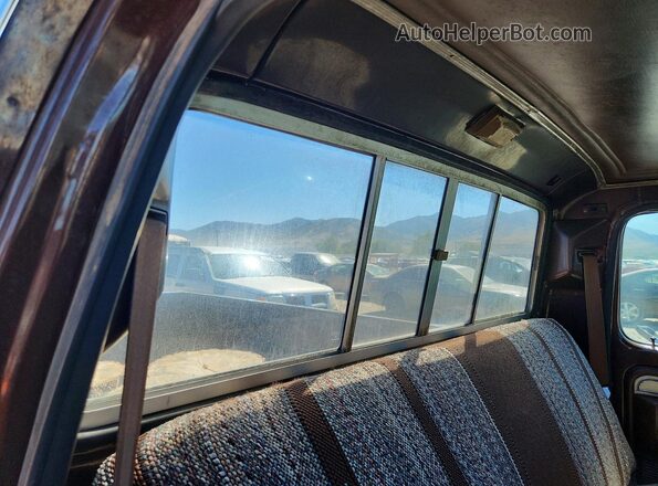 F25JRCE0051 1978 FORD F250 Коричневый Вид задних сидений