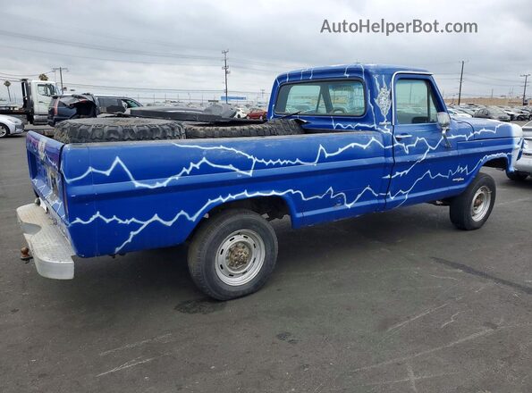 F25YRF91276 1969 FORD F250 Blue Задня права чверть