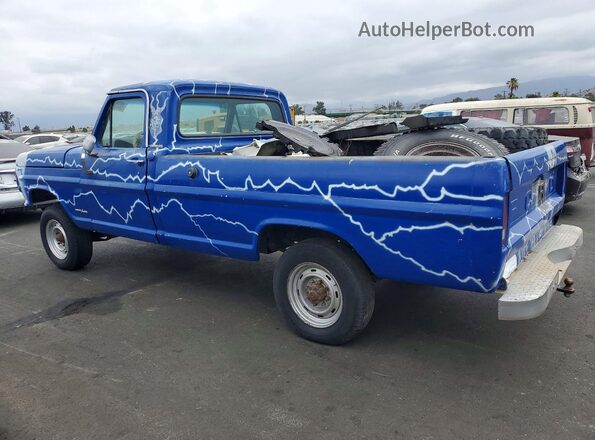 F25YRF91276 1969 FORD F250 Blue Задня ліва чверть