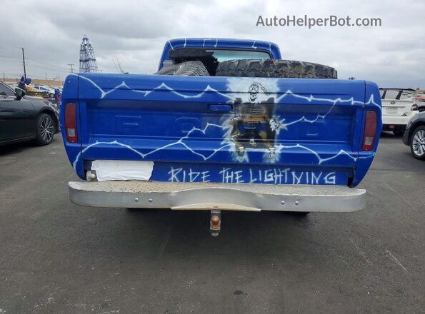 F25YRF91276 1969 FORD F250 Blue Вид ззаду