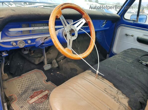 F25YRF91276 1969 FORD F250 Blue Вид панелі приладів
