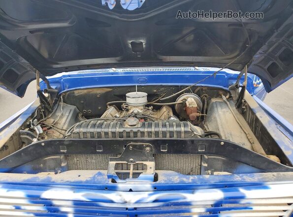 F25YRF91276 1969 FORD F250 Blue Вид задньої частини салону