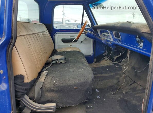 F25YRF91276 1969 FORD F250 Blue Вид задніх сидінь