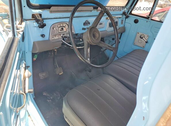 FJ4086969 1967 TOYOTA LAND Blue Widok deski rozdzielczej