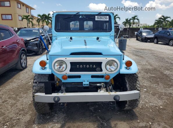 FJ4086969 1967 TOYOTA LAND Blue Widok z przodu