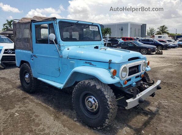 FJ4086969 1967 TOYOTA LAND Blue Przód prawy