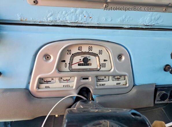 FJ4086969 1967 TOYOTA LAND Blue Widok zestawu wskaźników