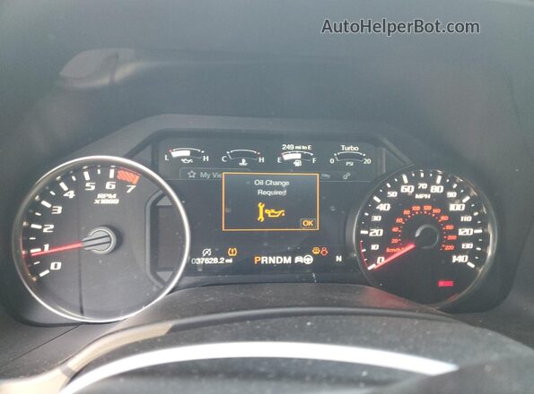 IDCO004539ZZ 2020 FORD F150 Blue Instrument cluster view
