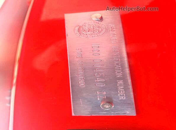 IDCO004540ZZ 2019 FORD F150 Red Շարժիչի բաժամունքի տեսք