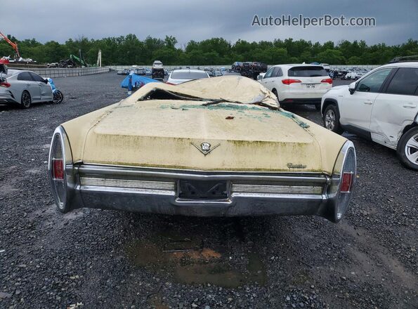 J8266777 1968 CADILLAC DEVILLE Cream უკანა ხედი