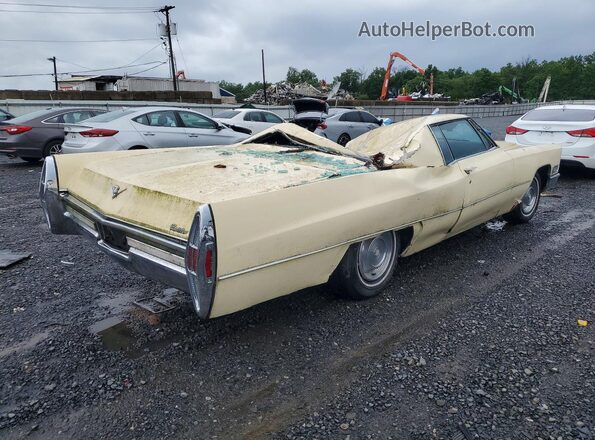 J8266777 1968 CADILLAC DEVILLE Cream უკანა მარჯვენა