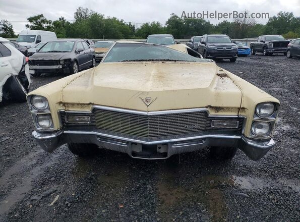 J8266777 1968 CADILLAC DEVILLE Cream წინა ხედი