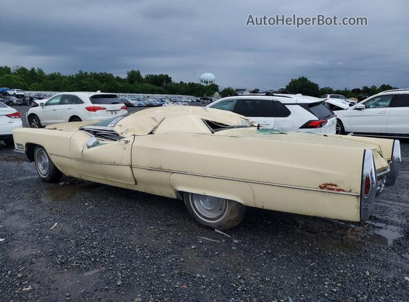 J8266777 1968 CADILLAC DEVILLE Cream უკანა მარცხენა