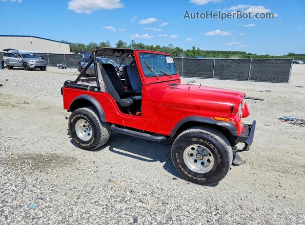 J8F83AA001505 1978 JEEP JEEP Red Передня права чверть