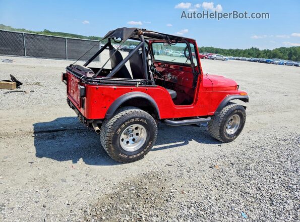 J8F83AA001505 1978 JEEP JEEP Red Задня права чверть