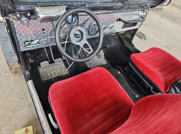 J9F93AC830346 1979 JEEP WRANGLER Black Вид панелі приладів