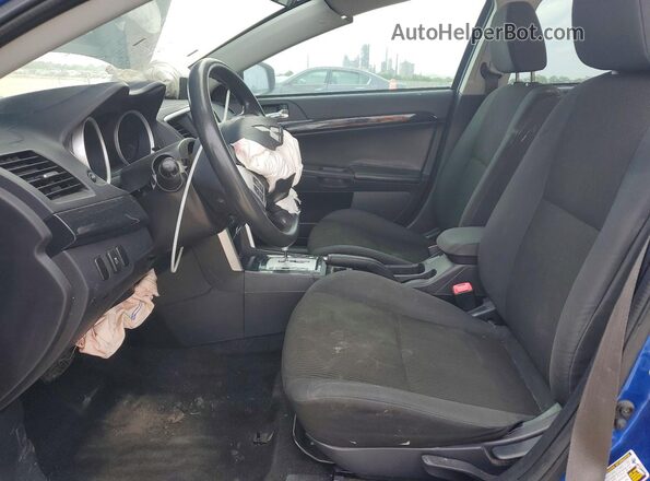 JA32U2FU0GU001458 2016 MITSUBISHI LANCER Blue Front interior view