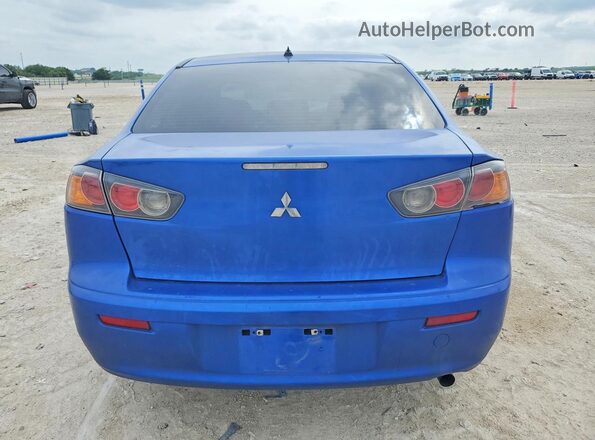 JA32U2FU0GU001458 2016 MITSUBISHI LANCER Blue Rear view
