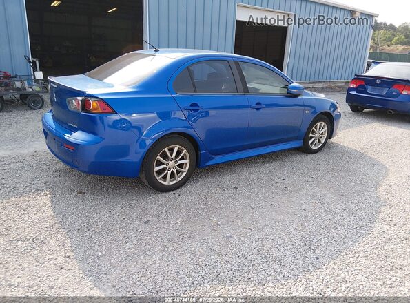 JA32U2FU1GU009164 2016 MITSUBISHI LANCER Blue Задня права чверть