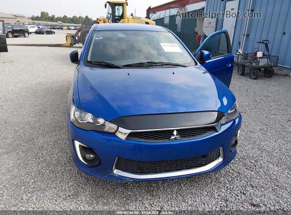 JA32U2FU1GU009164 2016 MITSUBISHI LANCER Blue Вид спереду