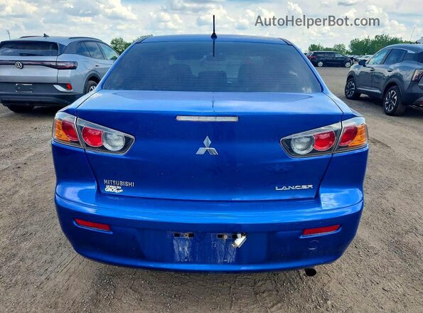 JA32U2FU1GU600403 2016 MITSUBISHI LANCER Blue Հետևի տեսք