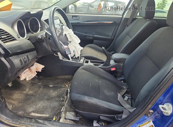 JA32U2FU1GU600403 2016 MITSUBISHI LANCER Blue Սալոնի դիմացի տեսք