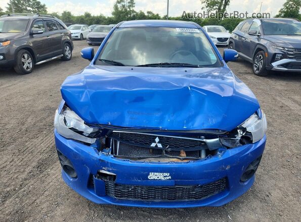 JA32U2FU1GU600403 2016 MITSUBISHI LANCER Blue Դիմացի տեսք
