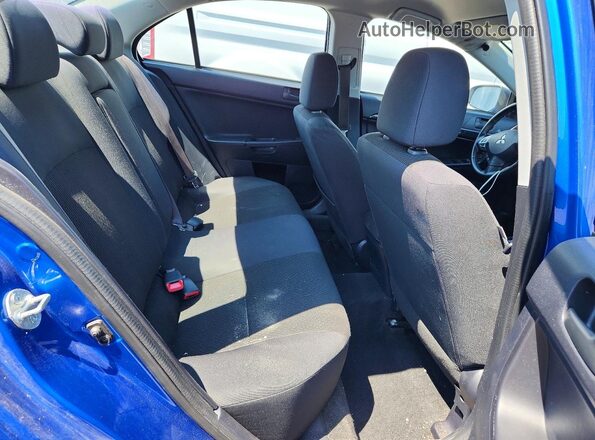 JA32U2FU1GU600532 2016 MITSUBISHI LANCER Blue Вид задніх сидінь