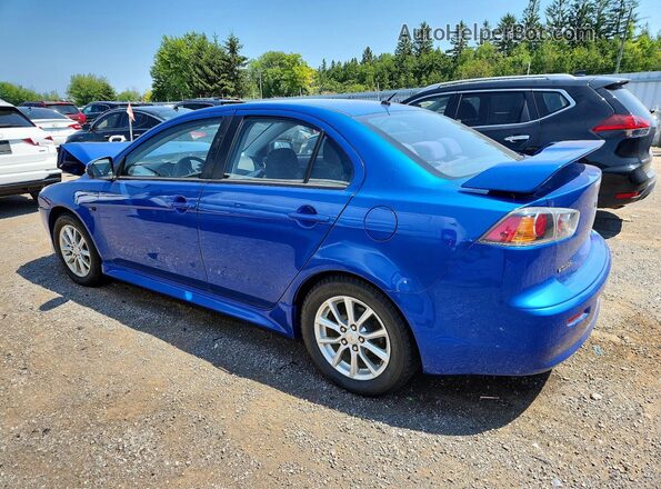 JA32U2FU1GU600532 2016 MITSUBISHI LANCER Blue Задня ліва чверть